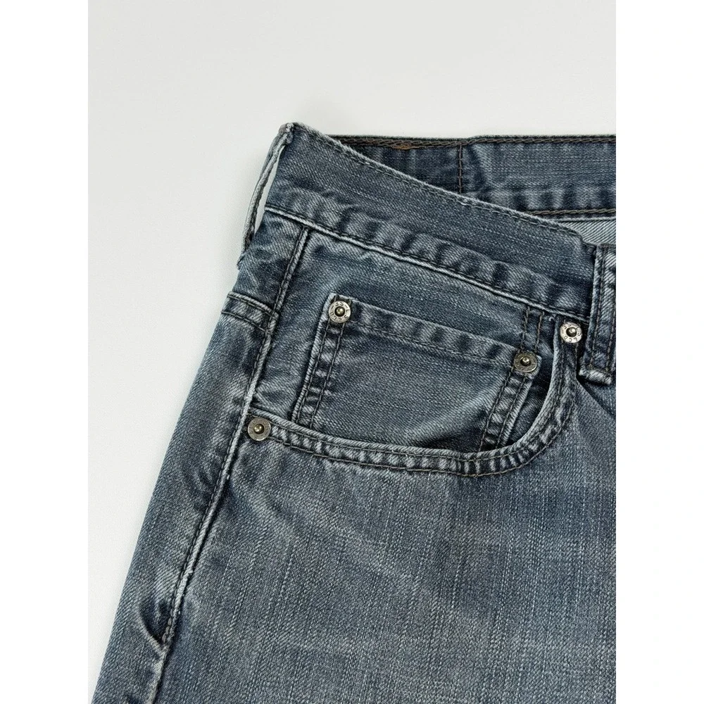 Levi's 569 Loose Straight Jeans Mens 32x32 Blue Denim Mid Wash Good